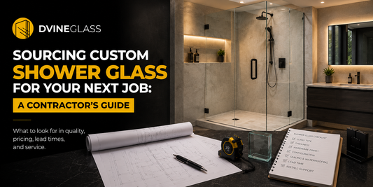 Sourcing Custom Shower Glass for Your Next Job: A Contractor's Guide