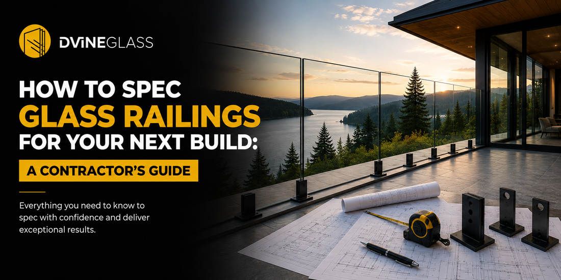 How to Spec Glass Railings for Your Next Build: A Contractor's Guide