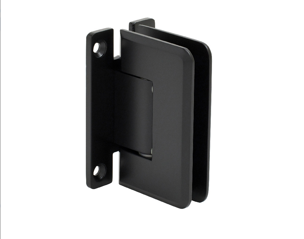 CRL Polished Chrome Pinnacle 037 Series Wall Mount 'H' Back Plate Hinge