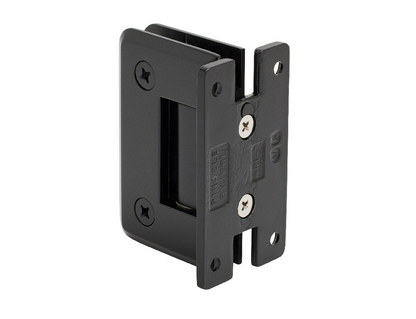 CRL Polished Chrome Pinnacle 037 Series Wall Mount 'H' Back Plate Hinge